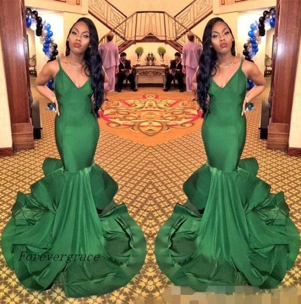 satin ruffle green mermaid black girl prom dress spaghetti strap south africa evening party gown custom made plus size4928945
satin ruffle green mermaid black girl prom dress spaghetti strap south africa evening party gown custom made plus size4928945
