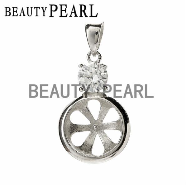 hopearl jewelry pendant settings cubic zirconia 925 sterling silver findings pendant for big pearl 3 pieces4842484, Slivery;crystal
hopearl jewelry pendant settings cubic zirconia 925 sterling silver findings pendant for big pearl 3 pieces4842484, Slivery;crystal