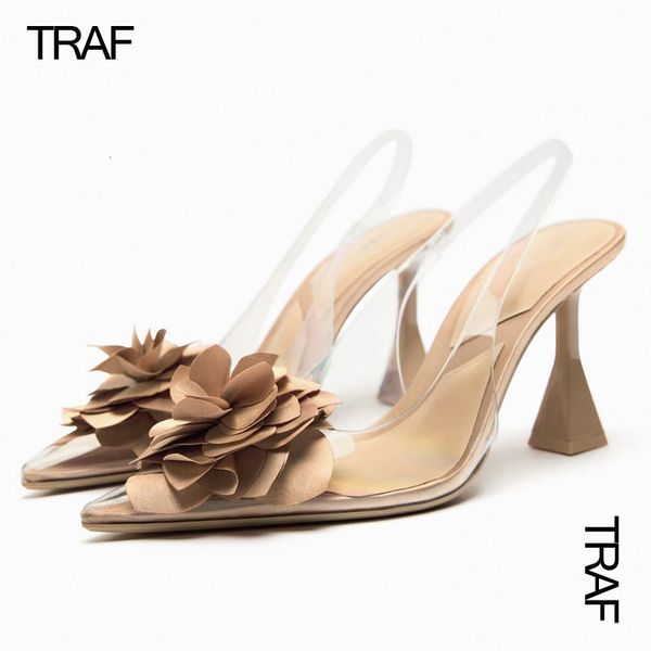 dress shoes traf wedding transparent high heel heels floral slingback pointed toe pumps modern office for women 2023 230809, Black
dress shoes traf wedding transparent high heel heels floral slingback pointed toe pumps modern office for women 2023 230809, Black