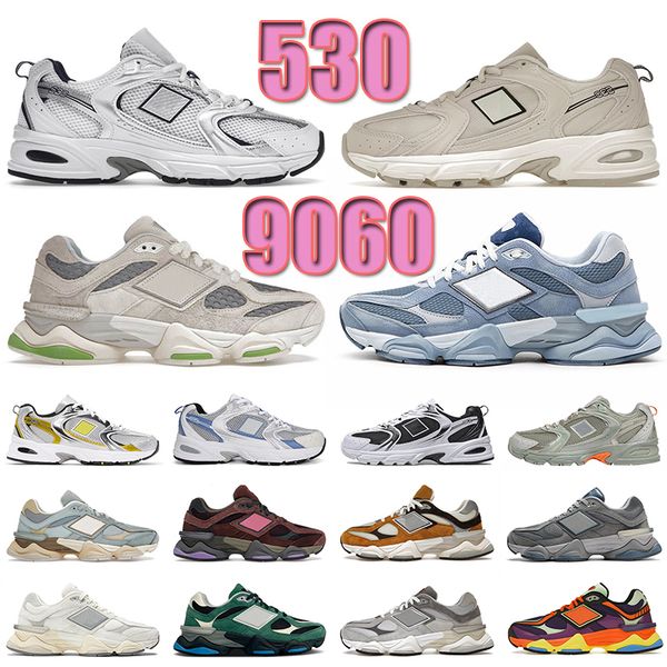 

9060 Sneakers new balances shoes 990 v3 nb 530 Mens Women Rain Cloud Grey Sea Salt Bricks Wood Bodega Age of Discovery Blue Haze JJJJound Ivory bb 530s Trainers 9060s, B1 white silver navy