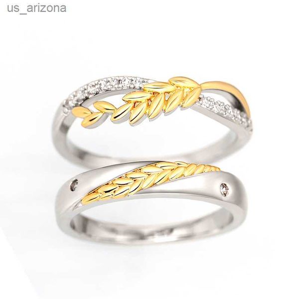 huitan delicate couple wedding rings exquisite fashion daily wearable finger jewelry for lovers trendy wheat shape accessories l230620, Silver
huitan delicate couple wedding rings exquisite fashion daily wearable finger jewelry for lovers trendy wheat shape accessories l230620, Silver