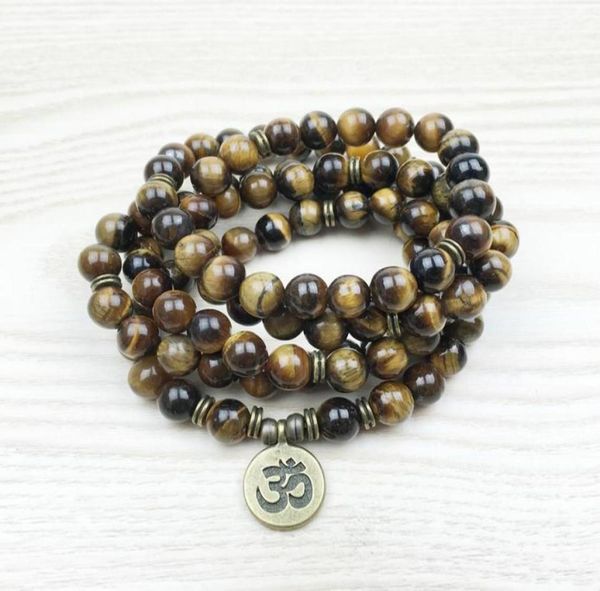 sn1148 fashion tiger eye 108 mala bracelet om buddha bracelet or necklace yoga bracelet 4 wrap natural stone bracelet93544493025543, Black
sn1148 fashion tiger eye 108 mala bracelet om buddha bracelet or necklace yoga bracelet 4 wrap natural stone bracelet93544493025543, Black