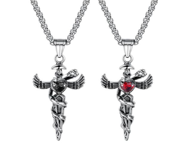 stainless steel caduceus angel wing symbol of medicine doctor nurse pendant necklace for mens boys8797289, Silver
stainless steel caduceus angel wing symbol of medicine doctor nurse pendant necklace for mens boys8797289, Silver