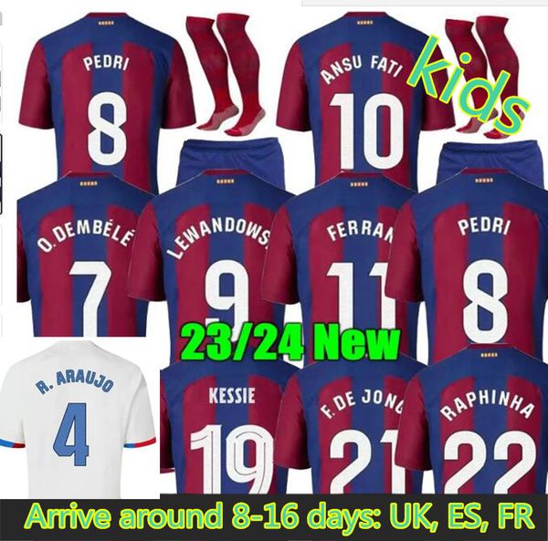 23 24 kids soccer jersey pedri lewandowski gavi camiseta de futbol ferran 2023 2024 ansu fati football shirt barca kit, Black
23 24 kids soccer jersey pedri lewandowski gavi camiseta de futbol ferran 2023 2024 ansu fati football shirt barca kit, Black