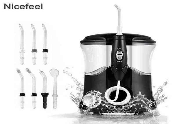 nicefeel oral irrigator water pulse flosser dental jet teeth cleaner hydro jet with 600ml water tank and 7nozzle tooth care 2205147434222
nicefeel oral irrigator water pulse flosser dental jet teeth cleaner hydro jet with 600ml water tank and 7nozzle tooth care 2205147434222