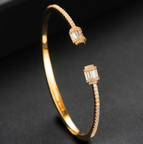 cr156 luxury stackable cuff bangle bracelet for women wedding bagutte cut cubic zircon crystal cz dubai party jewelry6678952, Golden;silver
cr156 luxury stackable cuff bangle bracelet for women wedding bagutte cut cubic zircon crystal cz dubai party jewelry6678952, Golden;silver