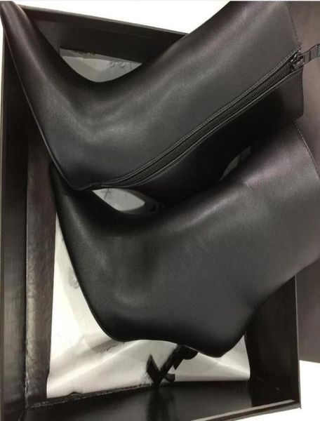 real leather brand shoes woman boots ankle highheeled shoes pointed toe high heel wedding shoes with box 10cm 8cm size 35426334718, Black
real leather brand shoes woman boots ankle highheeled shoes pointed toe high heel wedding shoes with box 10cm 8cm size 35426334718, Black