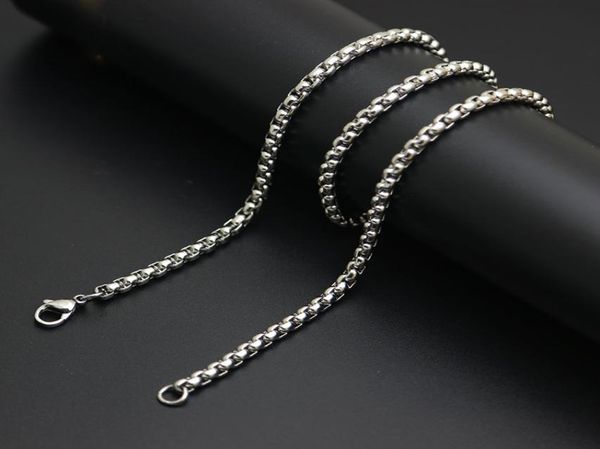 10pcs 25mm stainless steel box necklace chain for women men locket pendant4813378, Silver
10pcs 25mm stainless steel box necklace chain for women men locket pendant4813378, Silver