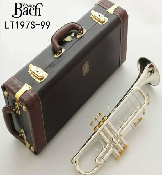 american bach lt197s99 trumpet drop b silver plating golden key trumpet professional brass instrument trompete with case 8487031
american bach lt197s99 trumpet drop b silver plating golden key trumpet professional brass instrument trompete with case 8487031
