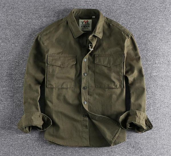men039s jackets autumn for men japan style vintage washed trendy cargo shirts double 3d pockets outdoor male workw3041061, Black;brown
men039s jackets autumn for men japan style vintage washed trendy cargo shirts double 3d pockets outdoor male workw3041061, Black;brown