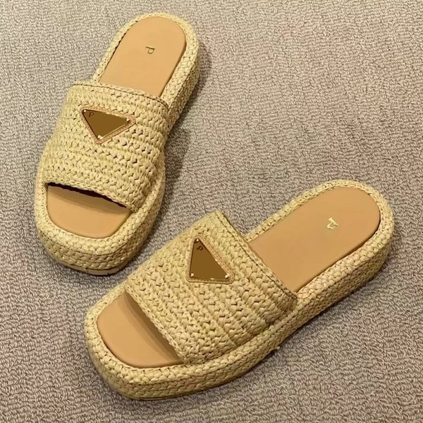 women men heel platform shoe weave slipper crochet sandale lady outdoors slides triangle buckle sanda summer beach slippers fashion raffias, Black
women men heel platform shoe weave slipper crochet sandale lady outdoors slides triangle buckle sanda summer beach slippers fashion raffias, Black