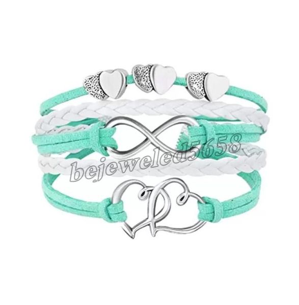 infinity double heart charm bracelet weave leather wrap bracelets multilayer women fashion jewelry5903296, Golden;silver
infinity double heart charm bracelet weave leather wrap bracelets multilayer women fashion jewelry5903296, Golden;silver