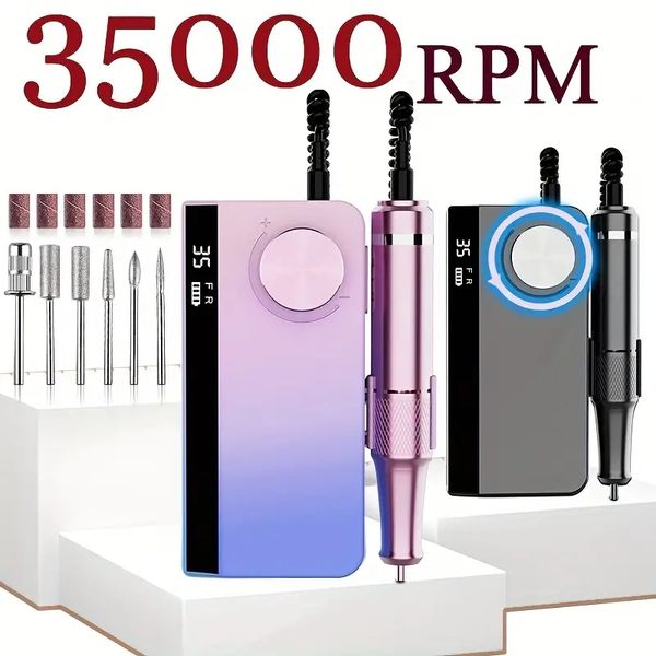 rechargeable 35000rpm nail drill machine with lcd display portable nail drill for acrylic professional gel nail polisher
rechargeable 35000rpm nail drill machine with lcd display portable nail drill for acrylic professional gel nail polisher