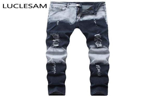 contrast color mens jeans gradient frayed holes denim pants for men casual slim fit male hip hop pencil jean los hombres jeans5246363, Blue
contrast color mens jeans gradient frayed holes denim pants for men casual slim fit male hip hop pencil jean los hombres jeans5246363, Blue