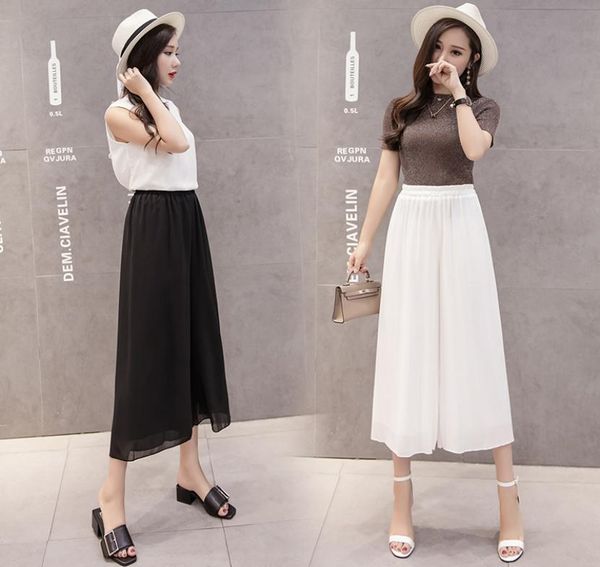 make summer with doublelayer chiffon widelegged pants female of tall waist trousers students show thin thin loose big yards ni1360372, Black;white
make summer with doublelayer chiffon widelegged pants female of tall waist trousers students show thin thin loose big yards ni1360372, Black;white