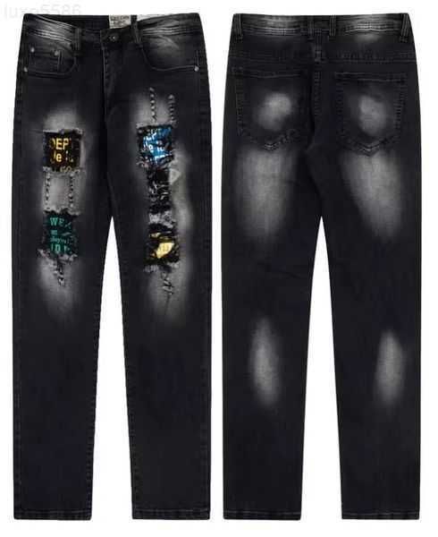 designer clothing fashion pant depts speckled jeans stitched overalls virgil high street pants flared sweatpants rock streetwear jogger trou, Blue
designer clothing fashion pant depts speckled jeans stitched overalls virgil high street pants flared sweatpants rock streetwear jogger trou, Blue