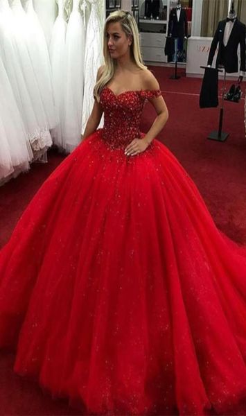 luxury off shoulder red ball gown wedding dresses rhinestone beaded long custom bridal wedding dress sweetheart lace up wedding go2218241, White
luxury off shoulder red ball gown wedding dresses rhinestone beaded long custom bridal wedding dress sweetheart lace up wedding go2218241, White