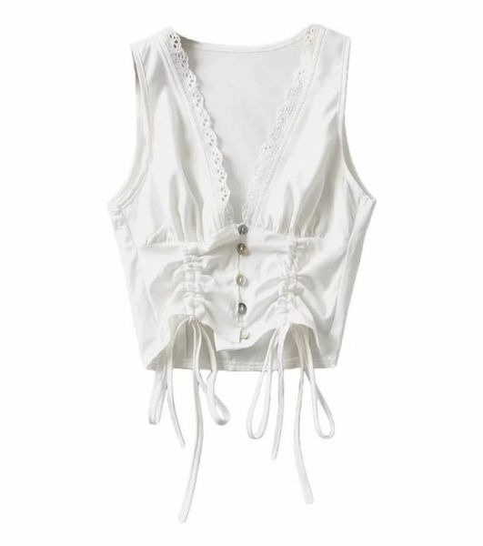 women039s tshirt laciness tassel camisole female elegant pure aesthetic street sleeveless wear summer vneck casu8392041, White
women039s tshirt laciness tassel camisole female elegant pure aesthetic street sleeveless wear summer vneck casu8392041, White