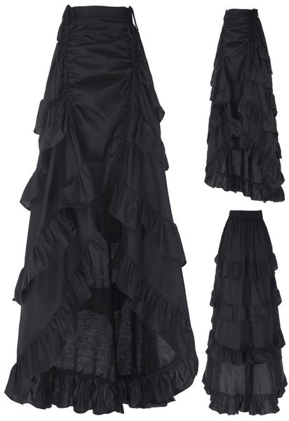 3 colors gothic corset skirt victorian steampunk long ruffle vintage costume skirt j1905075110903, Black
3 colors gothic corset skirt victorian steampunk long ruffle vintage costume skirt j1905075110903, Black