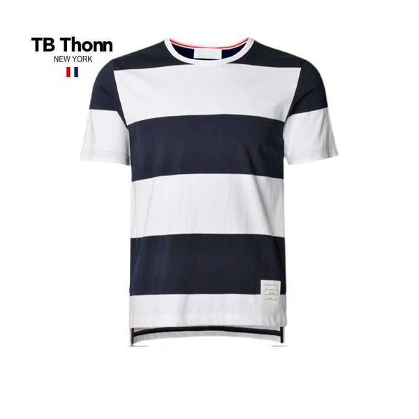 trendy tb thonn striped casual t-shirt 2023 summer european and american fashion pure cotton round neck short sleeve men's, Black;brown
trendy tb thonn striped casual t-shirt 2023 summer european and american fashion pure cotton round neck short sleeve men's, Black;brown