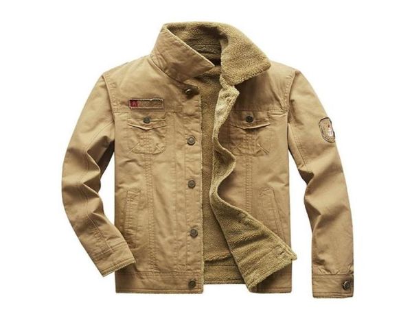 men039s jackets 95cotton wash jacket with fleece military tough man solid color warm flight for outdoor extra thick3759216, Black;brown
men039s jackets 95cotton wash jacket with fleece military tough man solid color warm flight for outdoor extra thick3759216, Black;brown