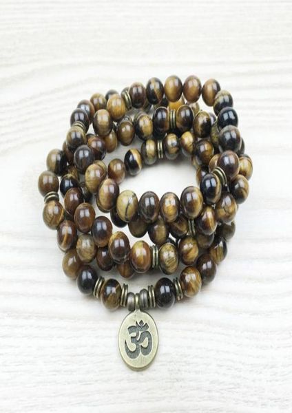 sn1148 fashion tiger eye 108 mala bracelet om buddha bracelet or necklace yoga bracelet 4 wrap natural stone bracelet93544496901548, Black
sn1148 fashion tiger eye 108 mala bracelet om buddha bracelet or necklace yoga bracelet 4 wrap natural stone bracelet93544496901548, Black