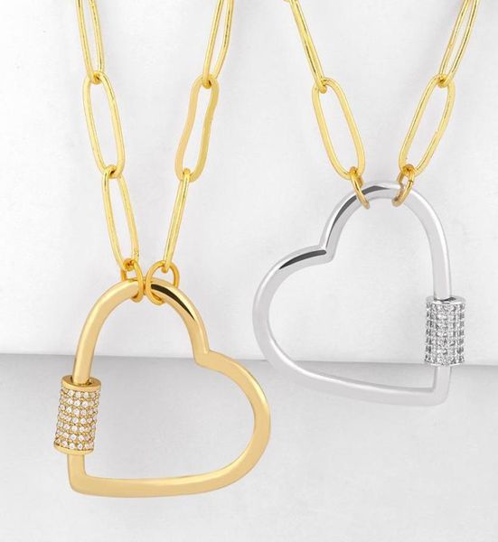 pendant necklaces gold love heart lasso for women cz zircon carabiner lock charm punk statement fashion jewelry nkeq6011657265, Silver
pendant necklaces gold love heart lasso for women cz zircon carabiner lock charm punk statement fashion jewelry nkeq6011657265, Silver