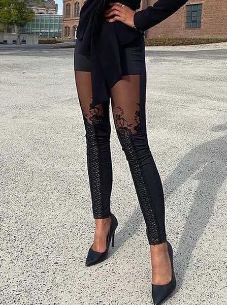 womens pants capris summer women commuting fashion versatile casual sheer mesh lace embroidery patch skinny y2k pencil trousers 230809, Black;white
womens pants capris summer women commuting fashion versatile casual sheer mesh lace embroidery patch skinny y2k pencil trousers 230809, Black;white