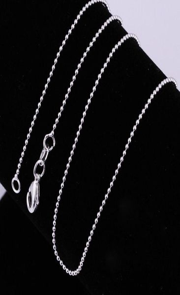 100pcs lot 925 sterling silver ball bead chains necklace chains jewelry 16307890661
100pcs lot 925 sterling silver ball bead chains necklace chains jewelry 16307890661