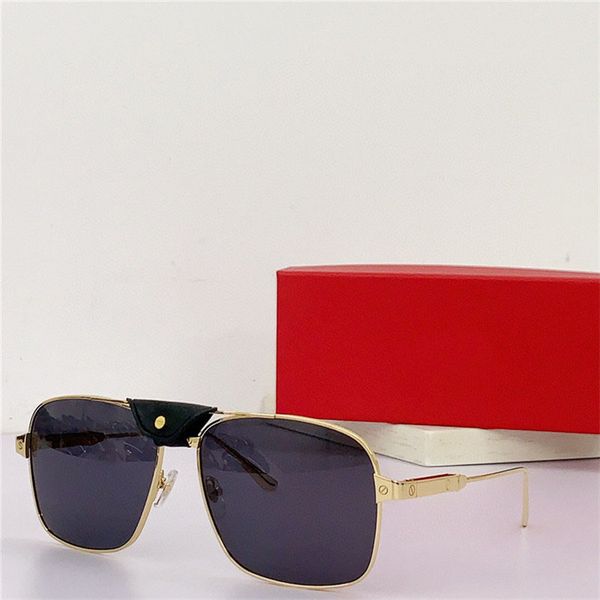 new fashion design square sunglasses 0419s exquisite k gold frame with small leather buckle simple and popular style outdoor uv400 protectio, White;black
new fashion design square sunglasses 0419s exquisite k gold frame with small leather buckle simple and popular style outdoor uv400 protectio, White;black