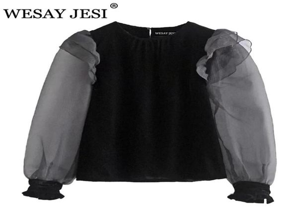 vintage velvet ruffle shirt women transparent organza long puff sleeve blouse female fashion back opening black women039s b4630353, White
vintage velvet ruffle shirt women transparent organza long puff sleeve blouse female fashion back opening black women039s b4630353, White