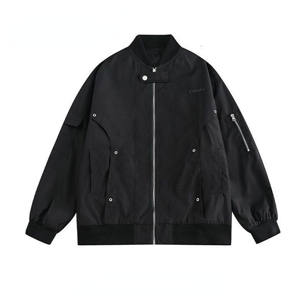women's jackets houzhou vintage bomber black jacket women y2k japanese streetwear oversize techwear jackets harajuku fashion casual aes, Black;brown
women's jackets houzhou vintage bomber black jacket women y2k japanese streetwear oversize techwear jackets harajuku fashion casual aes, Black;brown