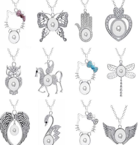 new 12 pieces lots ginger snap buttons chunk charm rhinestone pendant necklaces fit 18mm snap buttons with 60cm chains7562383, Silver
new 12 pieces lots ginger snap buttons chunk charm rhinestone pendant necklaces fit 18mm snap buttons with 60cm chains7562383, Silver