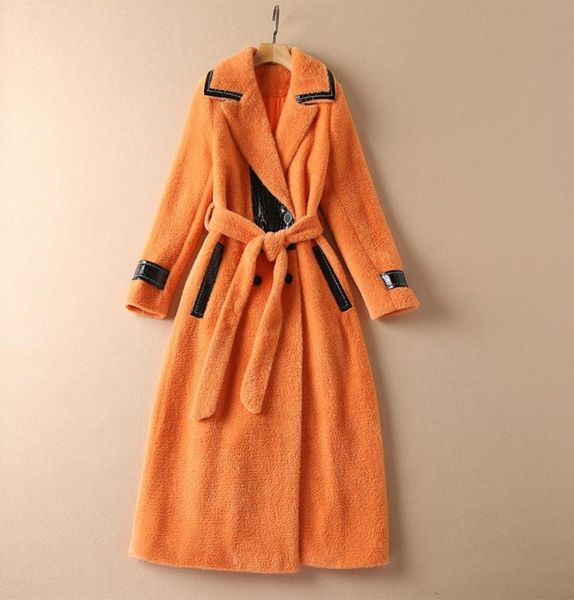 european and american women039s clothing winter 2022 new long sleeve double breasted belt imitation of color carved wool coat2357546, Black
european and american women039s clothing winter 2022 new long sleeve double breasted belt imitation of color carved wool coat2357546, Black