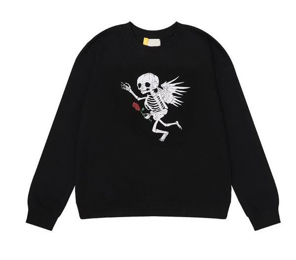 men designer sweatshirt angel skeleton hoodie wings rose jumpers stamped letters printed high street men's and women's leisure swe, Black
men designer sweatshirt angel skeleton hoodie wings rose jumpers stamped letters printed high street men's and women's leisure swe, Black