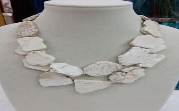 charm chunky white turquoise slice handmade bib necklace woman handmade 180390394202859, Black
charm chunky white turquoise slice handmade bib necklace woman handmade 180390394202859, Black