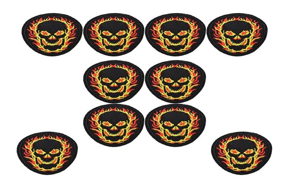 10pcs flame skull badge patches for clothing iron fashion patch for clothes applique sewing accessories stickers on clothes iron o2748613, Black
10pcs flame skull badge patches for clothing iron fashion patch for clothes applique sewing accessories stickers on clothes iron o2748613, Black
