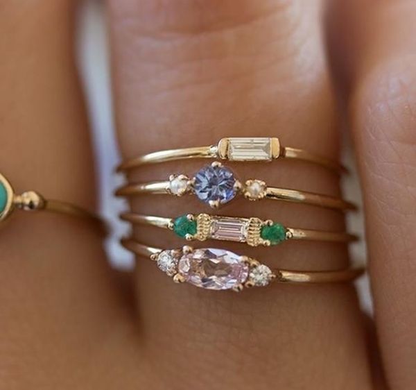 fashion crystal zircon gold wedding rings set vintage bohemian women cz engagement finger ring sets love jewelry accessories gift7130815, Slivery;golden
fashion crystal zircon gold wedding rings set vintage bohemian women cz engagement finger ring sets love jewelry accessories gift7130815, Slivery;golden