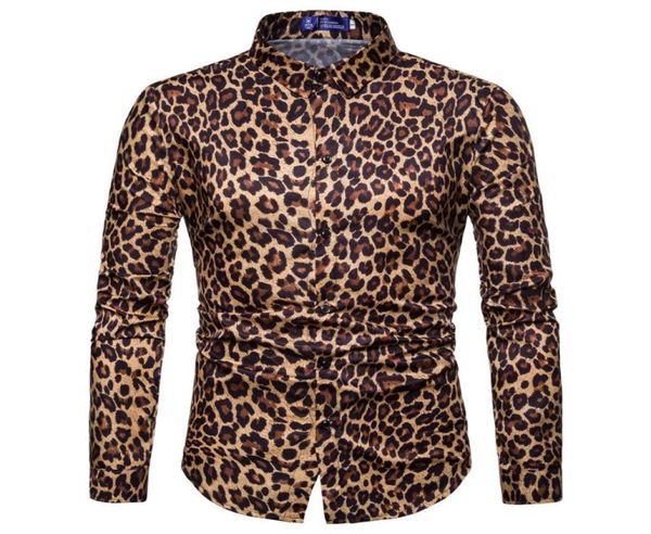 men039s casual shirts klv long sleeve man cotton blend blouse mens fashion leopard print printed slim 6661321, White;black
men039s casual shirts klv long sleeve man cotton blend blouse mens fashion leopard print printed slim 6661321, White;black