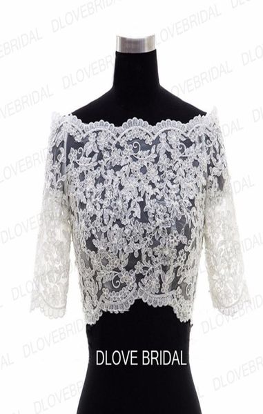 new half sleeve lace bridal jacket lace appliqued tulle wedding party dress sheer wraps bolero with covered buttons custom make re9051109, White
new half sleeve lace bridal jacket lace appliqued tulle wedding party dress sheer wraps bolero with covered buttons custom make re9051109, White