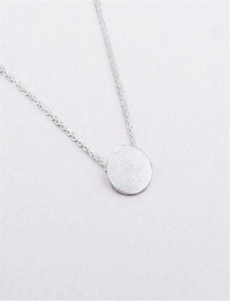 fashion brushed round circle necklace pendant goldcolor silver plated necklace for women gift whole1666895
fashion brushed round circle necklace pendant goldcolor silver plated necklace for women gift whole1666895