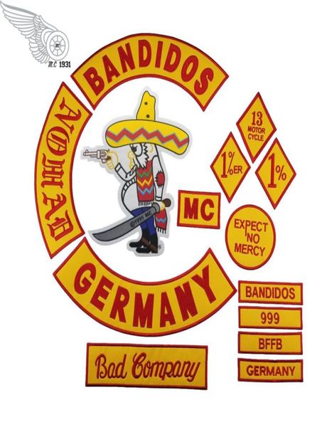 bandidos 14pcs mix mc embroidery patches for clothing iron on jacket vest full back custom design95912909792040, Black
bandidos 14pcs mix mc embroidery patches for clothing iron on jacket vest full back custom design95912909792040, Black
