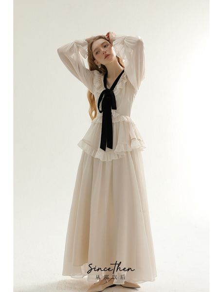 urban dresse elegant ruffles white dress female long sleeved vestdios vintage sweet fashion party prom clothes summer 230810, White;black
urban dresse elegant ruffles white dress female long sleeved vestdios vintage sweet fashion party prom clothes summer 230810, White;black