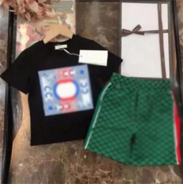 2-10 years kids designer clothing sets t-shirt pants set cotton clothing baby boys girl fashion brand children short sleeve shorts, White 
2-10 years kids designer clothing sets t-shirt pants set cotton clothing baby boys girl fashion brand children short sleeve shorts, White