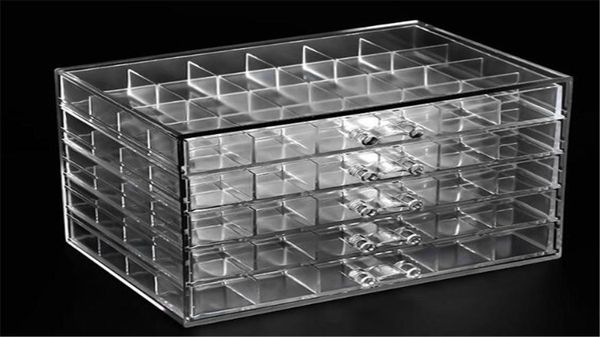 120 grids deskstorage box excellent acrylic nail polish rack nail accessories holder applicable to nail jewelry display d2407050119, Silver
120 grids deskstorage box excellent acrylic nail polish rack nail accessories holder applicable to nail jewelry display d2407050119, Silver