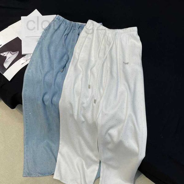 women's pants & capris designer 2023 early autumn new rolled diamond letter elastic waist casual wide leg slim straight jeans 3aqs, Black;white
women's pants & capris designer 2023 early autumn new rolled diamond letter elastic waist casual wide leg slim straight jeans 3aqs, Black;white