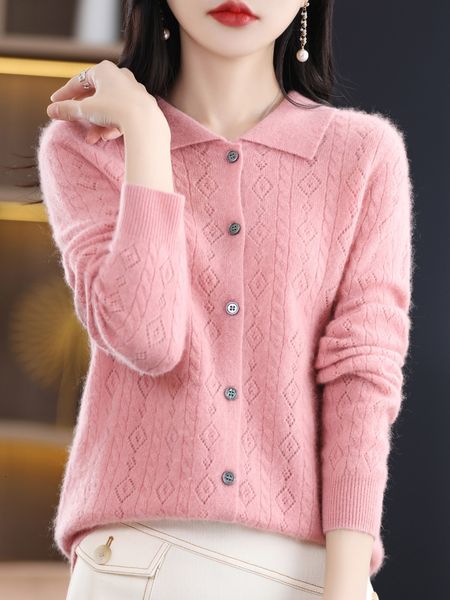 women's knits tees fashion quality long sleeve wool knitted solid soft comfort women polo collar sweater spring autumn winter female ca, White
women's knits tees fashion quality long sleeve wool knitted solid soft comfort women polo collar sweater spring autumn winter female ca, White