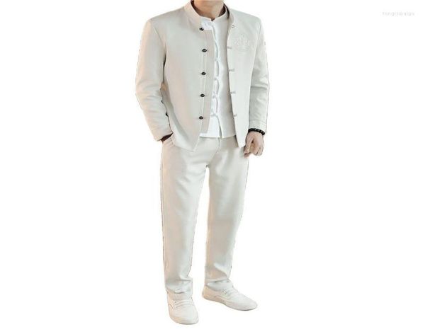 men039s suits classic men embroidered fashion casual stand collar mens blazers jacket and pants china vintage style8146319, White;black
men039s suits classic men embroidered fashion casual stand collar mens blazers jacket and pants china vintage style8146319, White;black