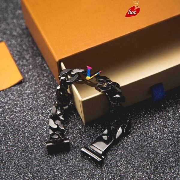 stainless luxury bracelet designer jewelry thick colorful letter tungsten steel men steel bracelets buckle fashion charm chain b9lv, Golden;silver
stainless luxury bracelet designer jewelry thick colorful letter tungsten steel men steel bracelets buckle fashion charm chain b9lv, Golden;silver