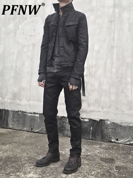 men's jackets pfnw original design darkwear slim fit three dimensional cutting solid style coating fabric jacket for men autumn winter, Black;brown
men's jackets pfnw original design darkwear slim fit three dimensional cutting solid style coating fabric jacket for men autumn winter, Black;brown